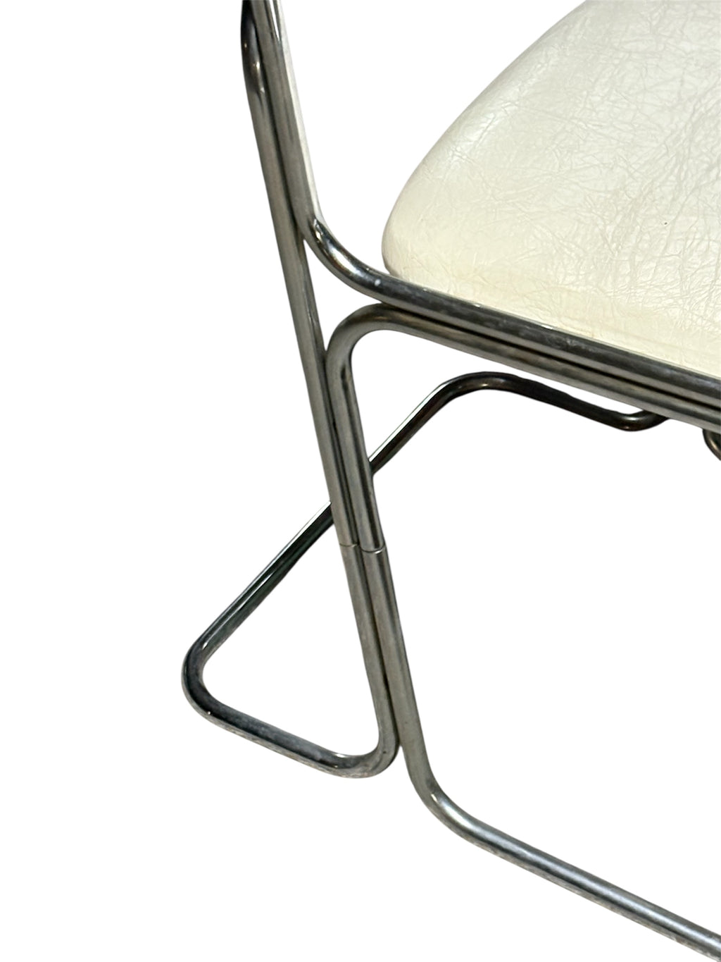 4 chaises chromé 70's