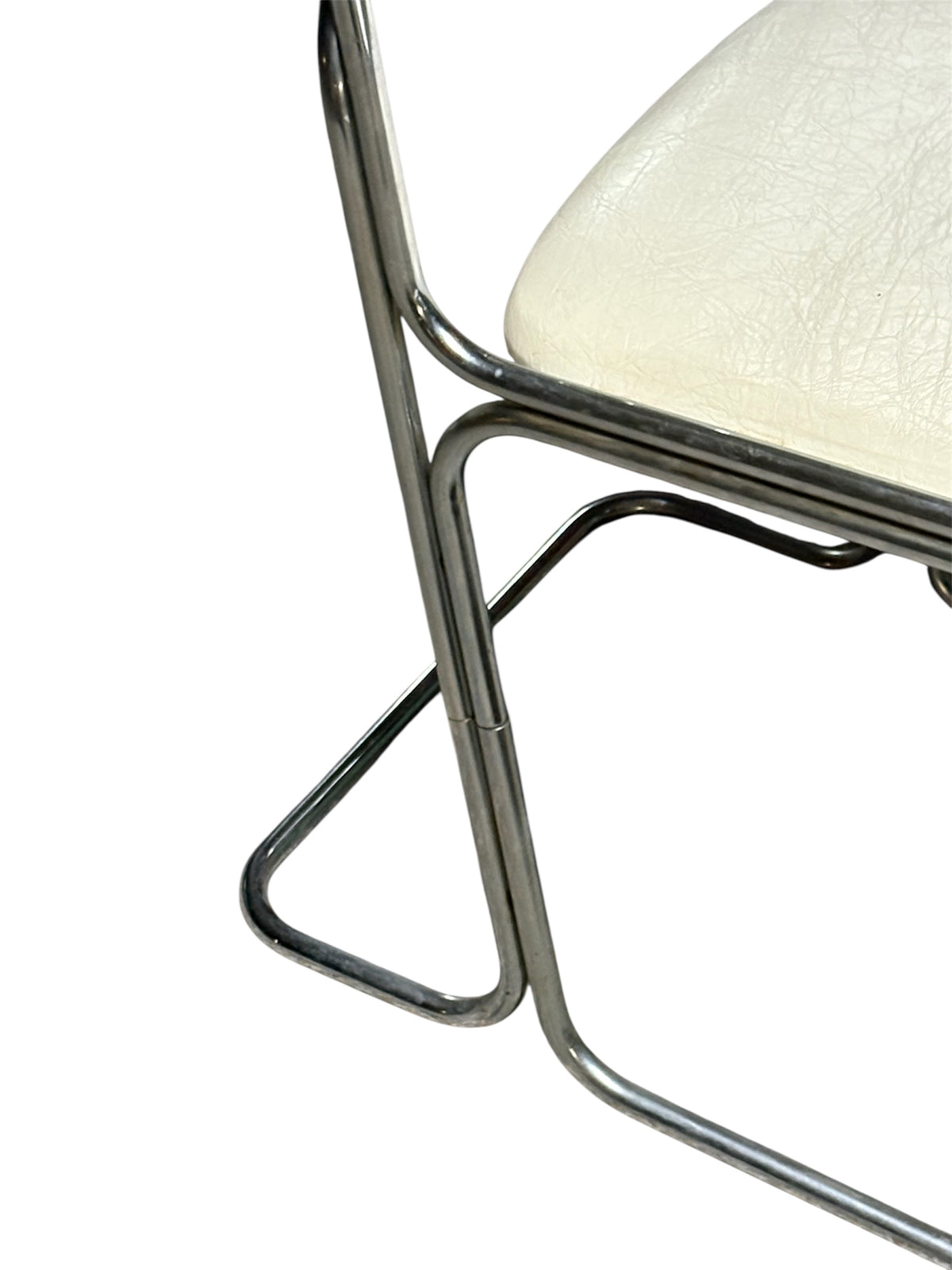 4 chaises chromé 70's