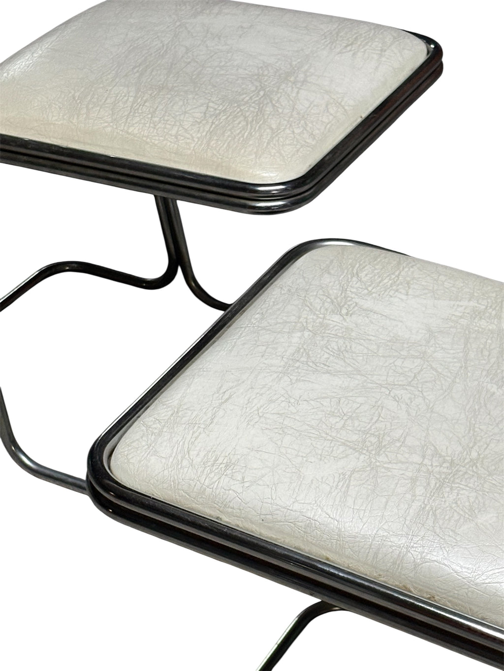 4 chaises chromé 70's
